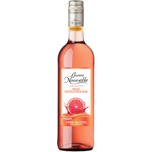 Вино безалкогольное Бон Новель грейпфрут розовое полусладкое 0,75 л
