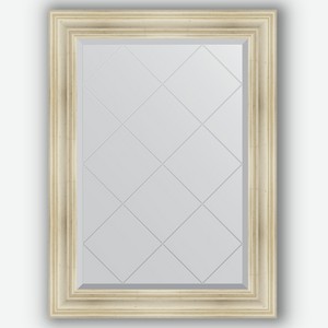 Зеркало с гравировкой в багетной раме Evoform травленое серебро 99 мм 79x106 см