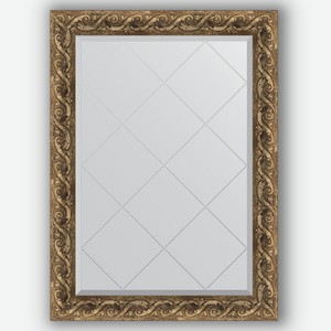 Зеркало с гравировкой в багетной раме Evoform фреска 84 мм 76x103 см
