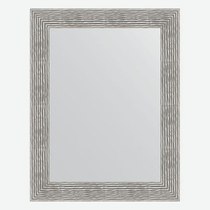 Зеркало в багетной раме Evoform волна хром 90 мм 70х90 см