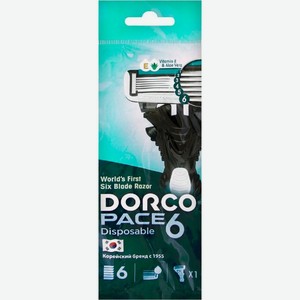 Станок для бритья Dorco Pace одноразовый 6 лезвий