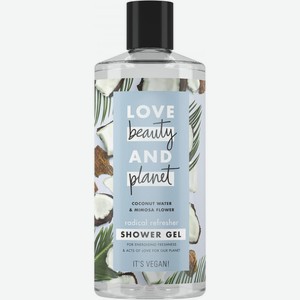 Гель для душа Love Beauty&Planet кокосовая вода и цветы мимозы 400мл