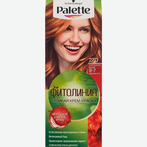 Краска для волос Palette Фитолиния Пленительный медный 9-7