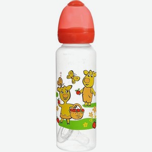 Бутылочка для кормления Мир Детства Сказки с силиконовой соской 250мл