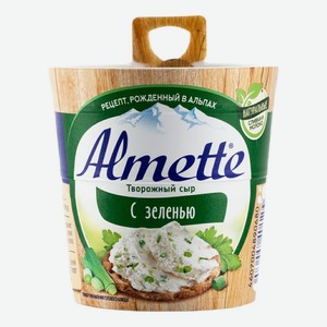 Сыр творожный Almette с зеленью 60% БЗМЖ 150 г