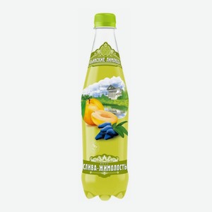 Напиток газированный Ильинские Лимонады слива-жимолость 0,48 л, пластиковая бутылка