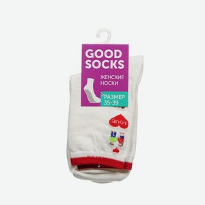 Женские носки Good Socks Мишка/ягодки Белый р.35-39