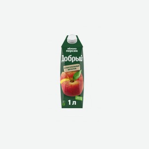 Напиток сокосодержащий Добрый Яблоко-Персик 1 л