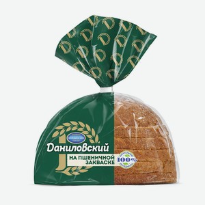 Хлеб Коломенский Даниловский пшеничный на закваске нарезка, 275 г