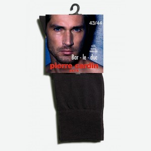 Носки мужские Pierre Cardin Bar-le-Duc, 65% шелк, черные, размер 43-44, шт