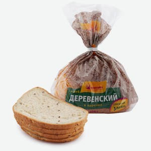 Хлеб Пролетарец Деревенский, нарезка, половинка, 275 г