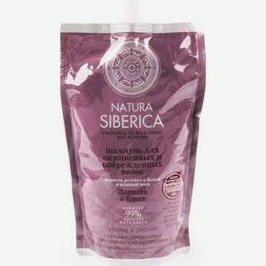 Шампунь Natura Siberica Защита и Блеск для окрашенных и поврежденных волос, 500 мл, шт