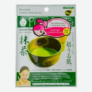 Маска для лица с зеленым чаем Pure Smile Green Tea Essence Mask 23мл