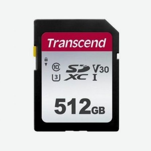 Карта памяти Transcend 512Gb 300S SDXC UHS-I U3 V30 (95/45 MB/s)