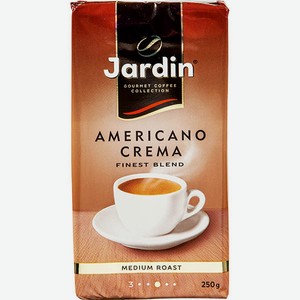 Кофе молотый Jardin, 250 г - Americano Crema