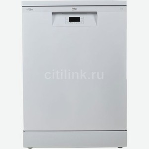 Посудомоечная машина Beko BDFN15422W, полноразмерная, напольная, 59.8см, загрузка 14 комплектов, белая [7633108377]