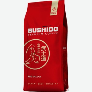 Кофе молотый Bushido Red Katana среднеобжаренный, 227 г