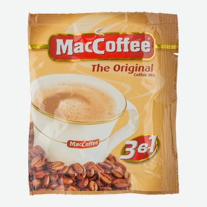 Напиток кофейный MacCoffee Original 3в1 растворимый, 20 г