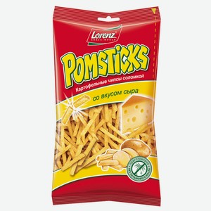 Чипсы картофельные Lorenz Pomsticks со вкусом сыра, 100 г