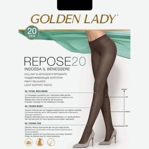 Колготки Golden Lady Repose, 20 ден, размер 2, цвет nero, шт