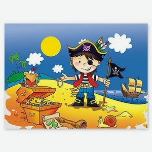 Скатерть Маленький пират, полиэстер, 130х180 см, шт