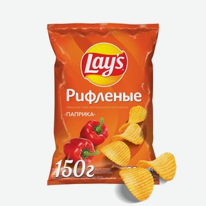 Картофельные чипсы Lay s Паприка, 150 г