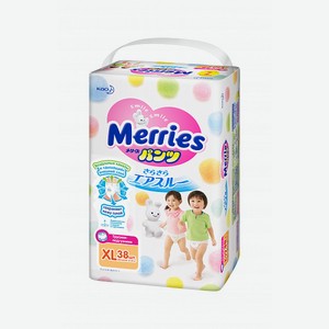 Трусики Merries XL для детей 12-22 кг, 38 шт, шт