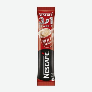 Напиток кофейный Nescafe Классик 3в1 растворимый, 14,5 г