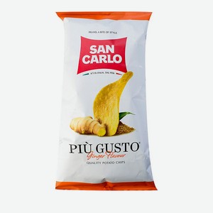 Чипсы картофельные San Carlo Piu Gusto с имбирем, 50 г