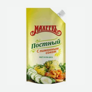 Соус Махеевъ Постный с лимонным соком, 200мл