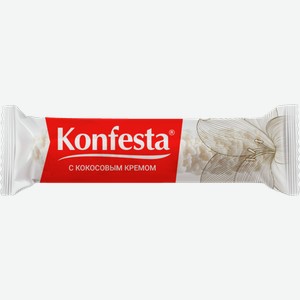 Конфеты Konfesta кокосовая начинка глазированные