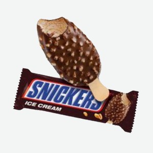 БЗМЖ Мороженое Snickers эск 65г