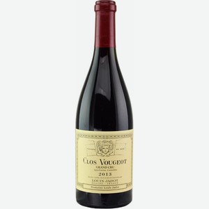 Вино красное Louis Jadot Clos Vougeot Grand Cru сухое 13.5%, 0.75 л