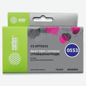Картридж Cactus CS-EPT0553 пурпурный