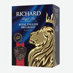 Чай черный Ричард Роял Инглиш Брекфаст листовой, 180г