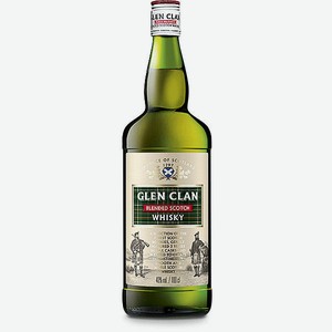 Виски шотландский Glen Clan, алк. 40%, 1 л