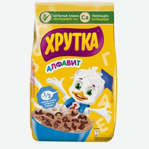 Завтрак готовый Хрутка Алфавит шоколадный, 230г Россия