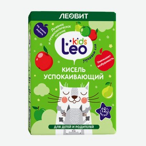 Кисель Леовит Leo Kids успокаивающий для детей и родителей (12г х 5шт), 60г Россия