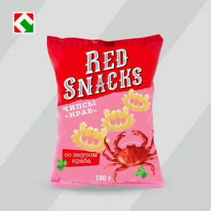 Чипсы  Краб  ТМ  Red Snacks , 130 г