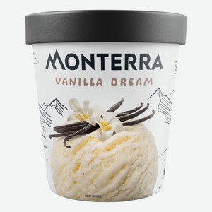 Мороженое пломбир Monterra ваниль БЗМЖ 252 г