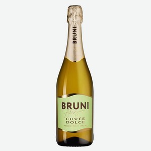 Игристое вино Bruni Кюве Дольче белое сладкое Италия, 0,75 л