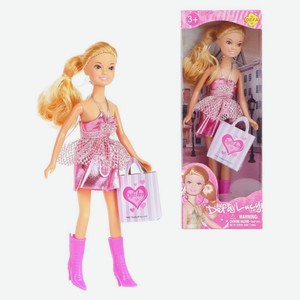 Кукла «Наша Игрушка» Lucy модница в сверкающем платье, 28 см