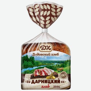 Хлеб Дарницкий Дедовский хлеб, нарезанная часть, 350 г