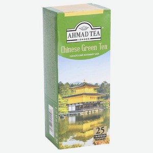 Чай зеленый Ahmad Tea Chinese Green Tea в пакетиках, 25 шт., 45 г