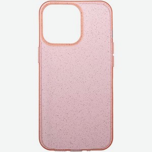 Чехол Deppa Chic Apple iPhone 13 Pro розовый-прозрач(серебр. блест)