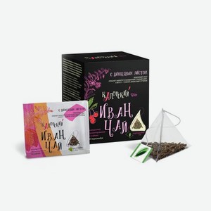 Чайный напиток Иван-чай КАПОРСКИЙ Time С вишневым листом, пирамидки в саше 2 г х 20 шт