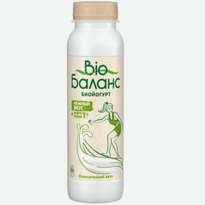 Биойогурт питьевой Bio Баланс Натуральный 1,1%, 270 г