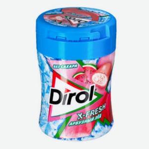 Жевательная резинка Dirol X-Fresh Арбуз без сахара, 64 г