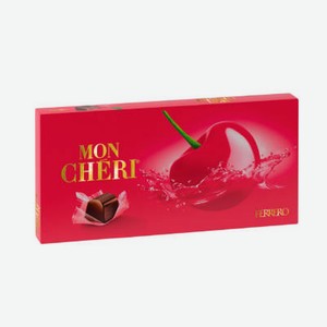 Конфеты Mon Cheri из темного шоколада с вишней и ликером, 157,5 г