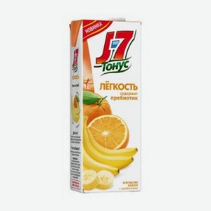 Нектар J7 Тонус Апельсин-банан с мякотью и пребиотиком, 1,45 л, шт